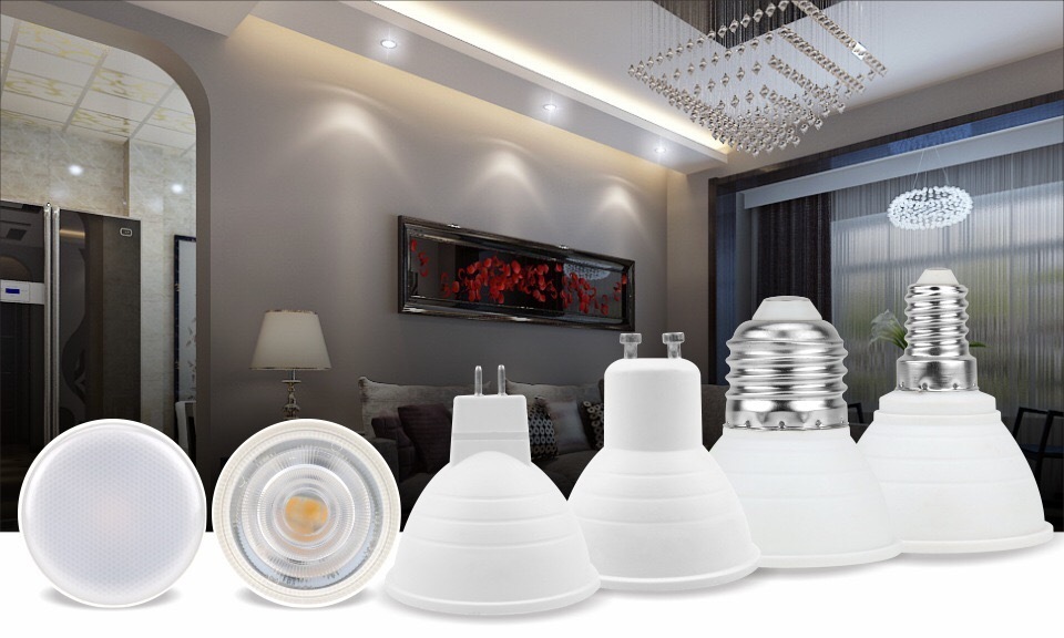 High Lumen Indoor Spot Light 6W Bulb GU10 Led Dimmable