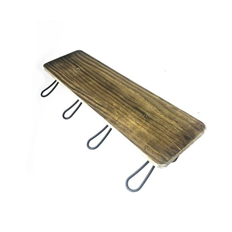 Vintage Rustic Farmhose Coat Rack Wall Mounted Versatile fashion modern bedroom clothes rack wooden