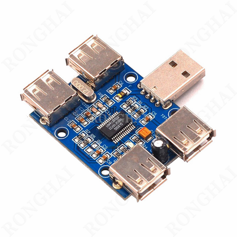 DC 5V USB HUB Module Board USB 2.0 HUB Concentrator Four 4 Female USB Expansion Board Module DIY GL850G