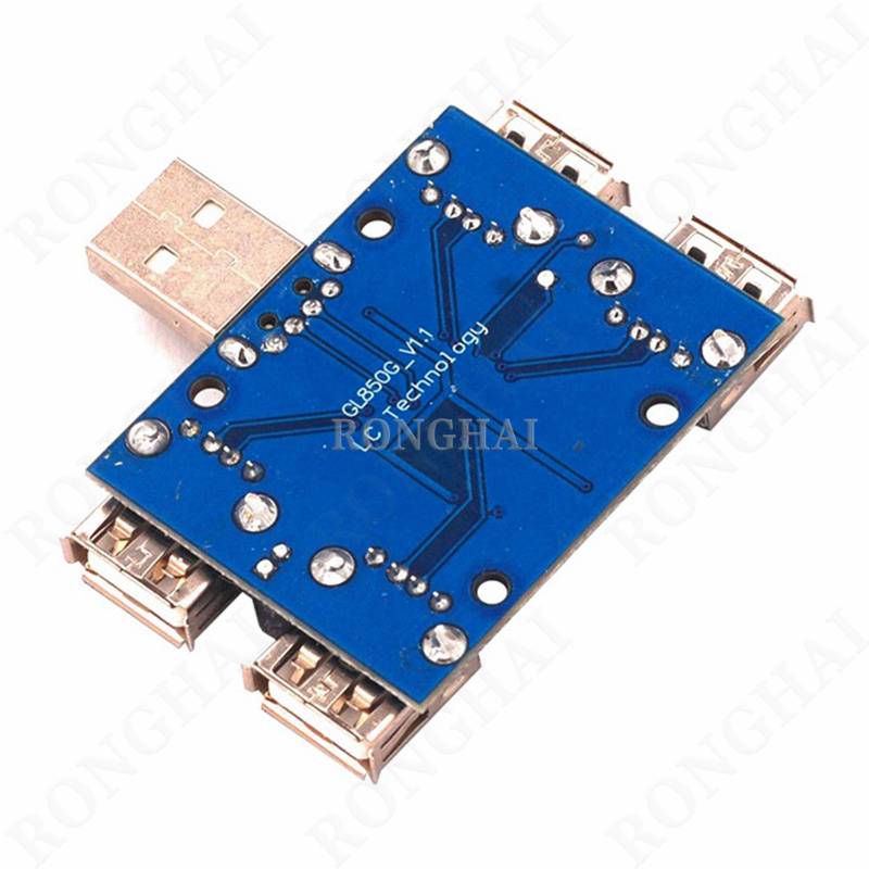 DC 5V USB HUB Module Board USB 2.0 HUB Concentrator Four 4 Female USB Expansion Board Module DIY GL850G