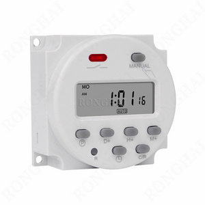 DC 12V 24V AC 110V 240V 16A Digital LCD Power Time Switch Programmable Time Relay Street Lamp Timer Alarm Clock Switch CN101A