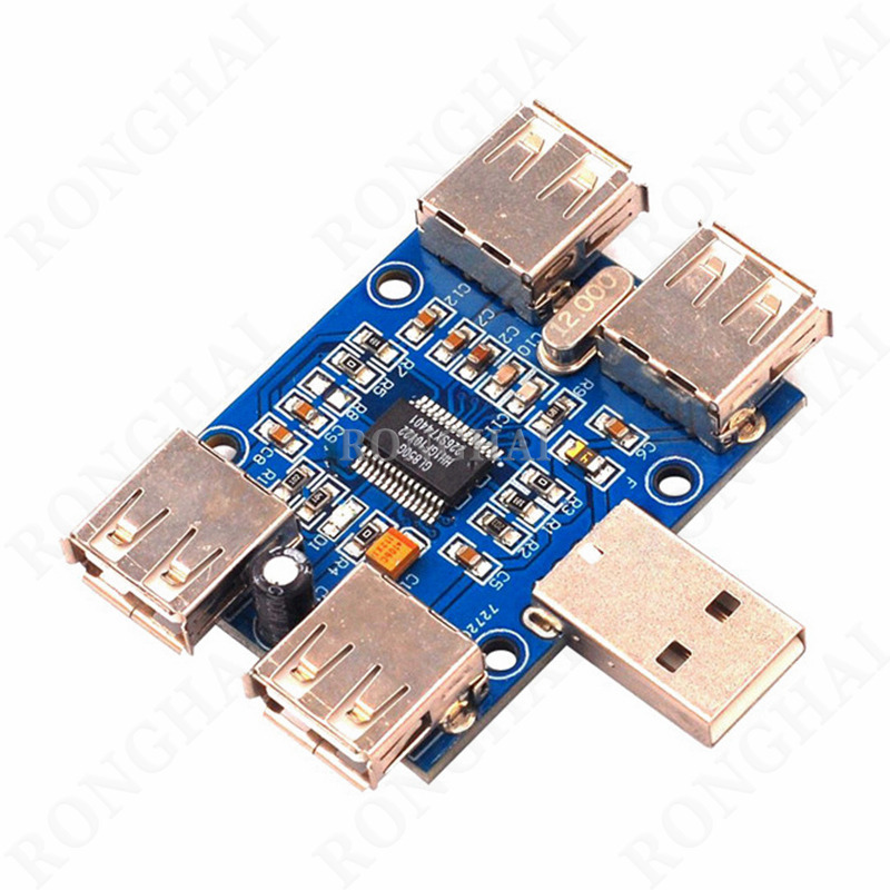 DC 5V USB HUB Module Board USB 2.0 HUB Concentrator Four 4 Female USB Expansion Board Module DIY GL850G