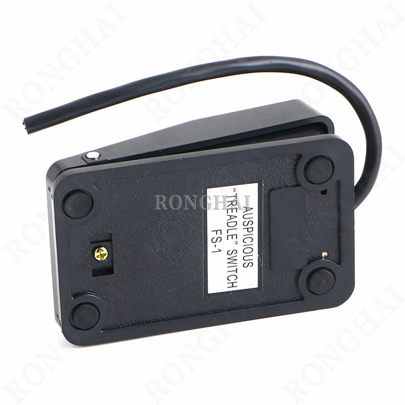 TFS Series AC 250V 10A SPDT NO NC Nonslip Momentary Self-resetting Plastic / Metal Case Material Housing Power Foot Switch TFS-1