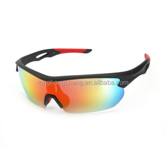 Men's High Quality Half Frame Cycling Sunglasses Anti-Wind and Sand Outdoor Sports Goggles for Mountain Biking