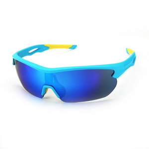 Men's High Quality Half Frame Cycling Sunglasses Anti-Wind and Sand Outdoor Sports Goggles for Mountain Biking