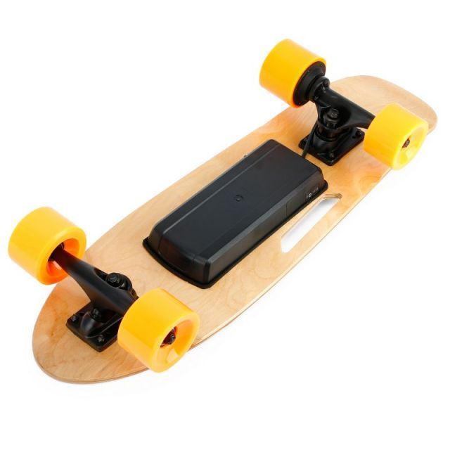 Free Shipping in US Warehouse Small 350W Max 10 MPH Electric Skateboard with 7 Layers Maple Remote Control Electronic Smart Type