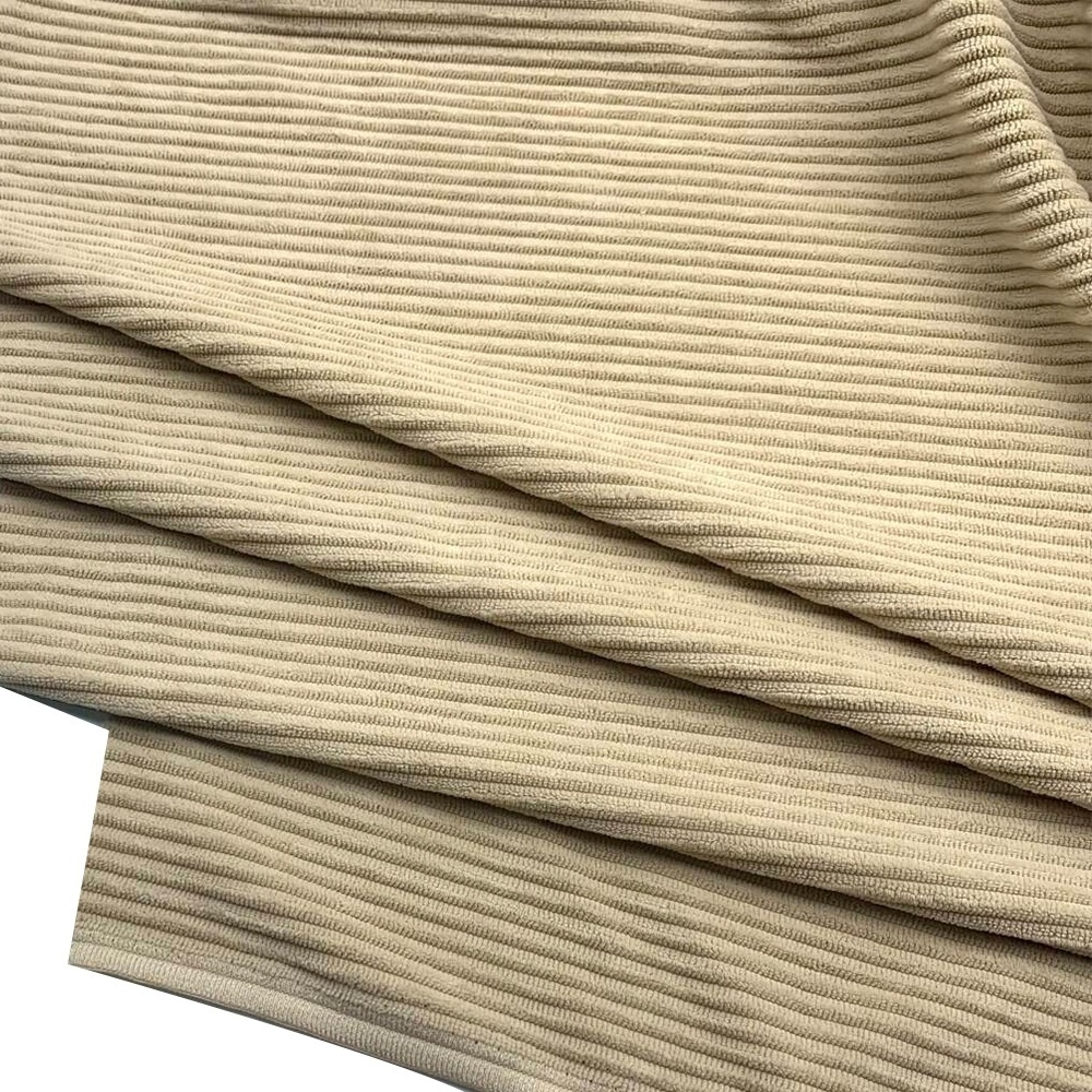 OEM ODM Soft Comfortable 100% Polyester 6 Wales Corduroy Fabric 290GSM Wholesale Corduroy Fabric for Garment