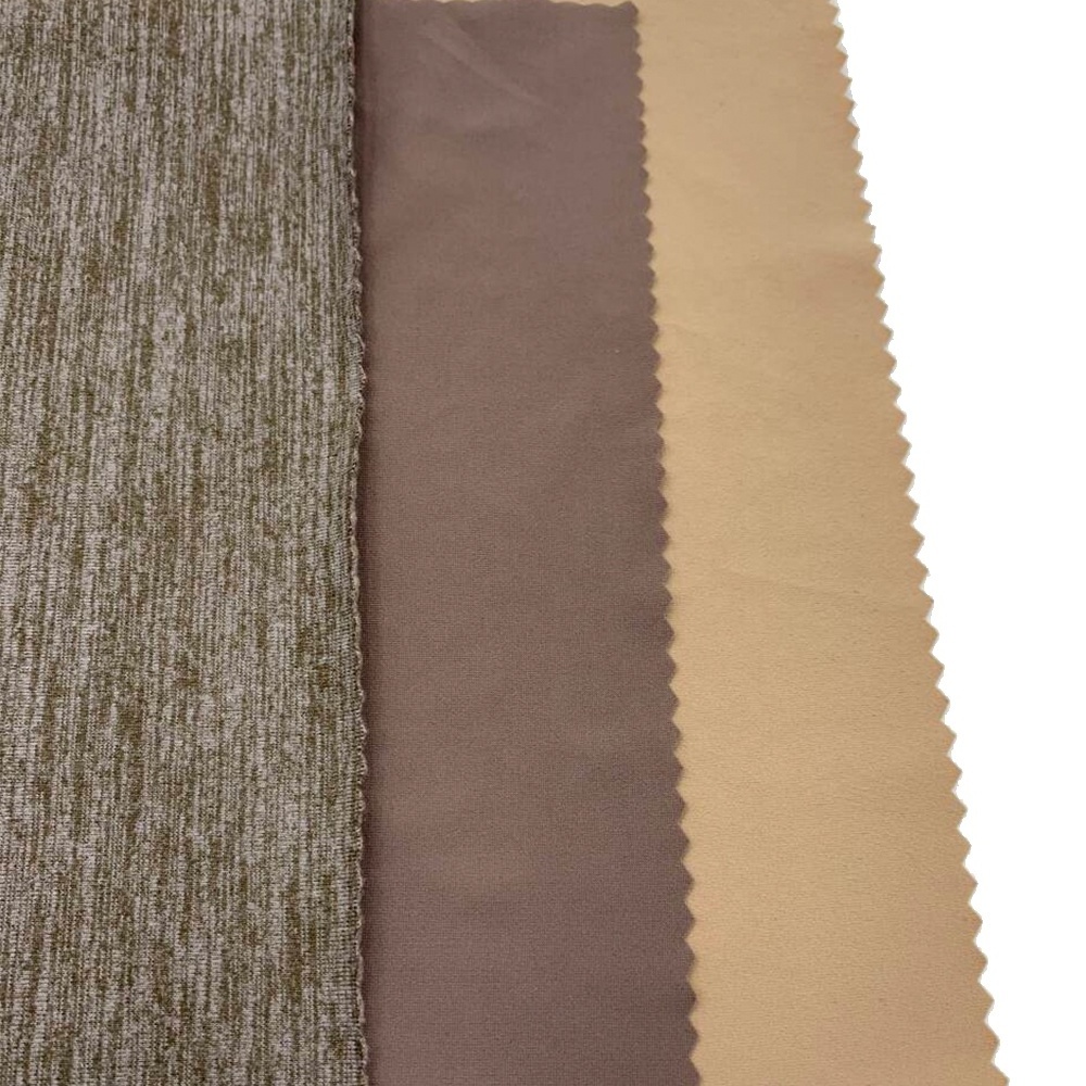 OEM ODM 4 Way Stretch Polyester Elastane Fabric 130GSM 78 Polyester 22 Spandex Single Jersey Knitted Fabric for Yoga Suits