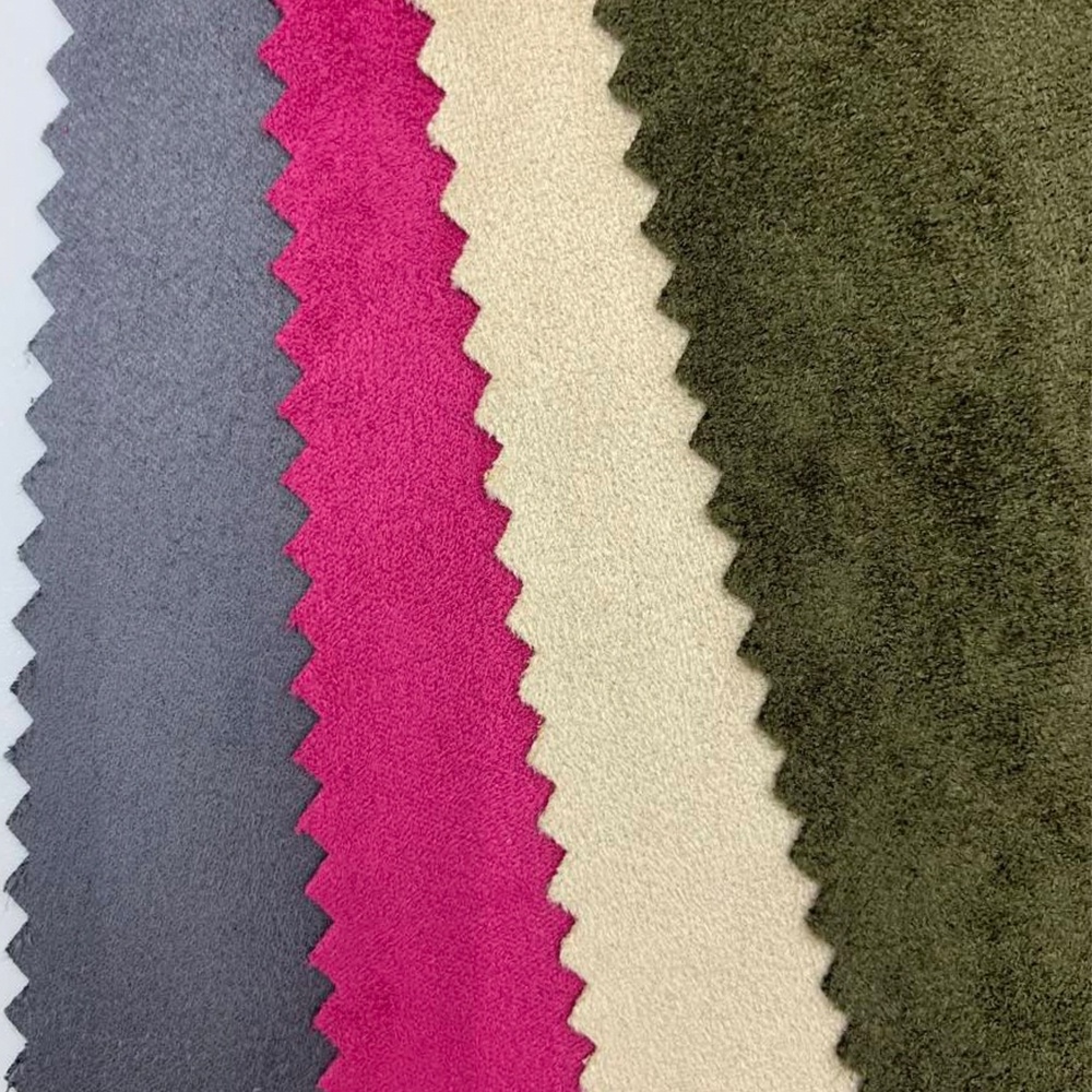 OEM ODM Ronghong Wholesale Home Textile Fabric Curtain 410GSM 100% Polyester Suede Fabric for Garment