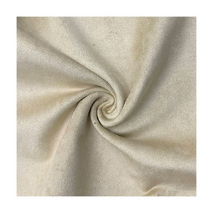 OEM ODM Ronghong Wholesale Home Textile Fabric Curtain 410GSM 100% Polyester Suede Fabric for Garment