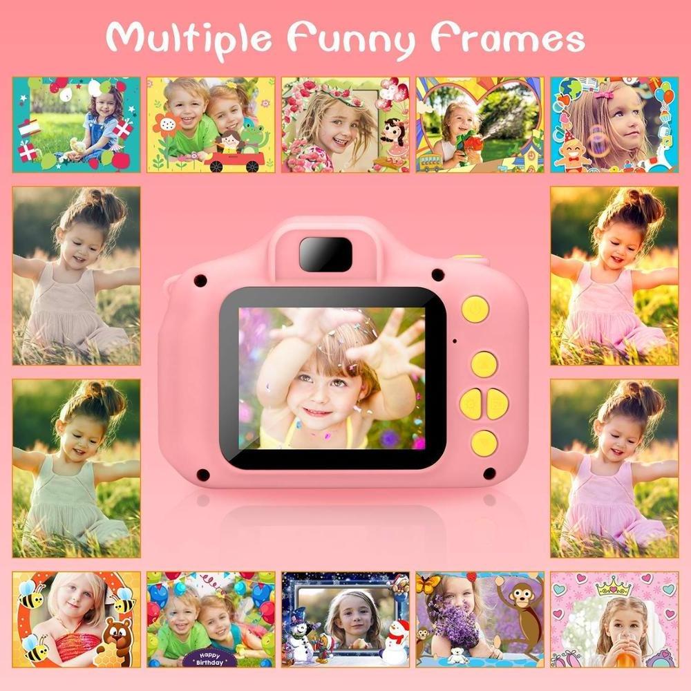 Kids Camera Children Digital Video Camera for Boy Girl Birthday Christmas Toy Gift 5MP HD 2