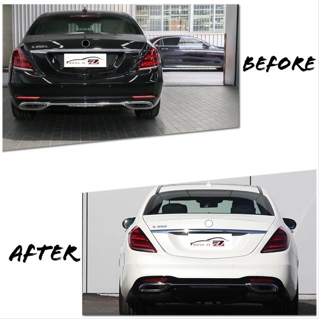 Hot Sales Body Kits For Mercedes Benz W222 Upgrading To S450 Style Car Front And Rear Bumper For S Class  For AMG For Maybach