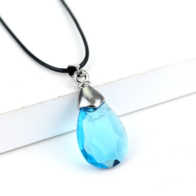 Anime Cosplay Sword Art Online Necklaces Yuuki Asuna Yui Heart Shape Pendant Necklace