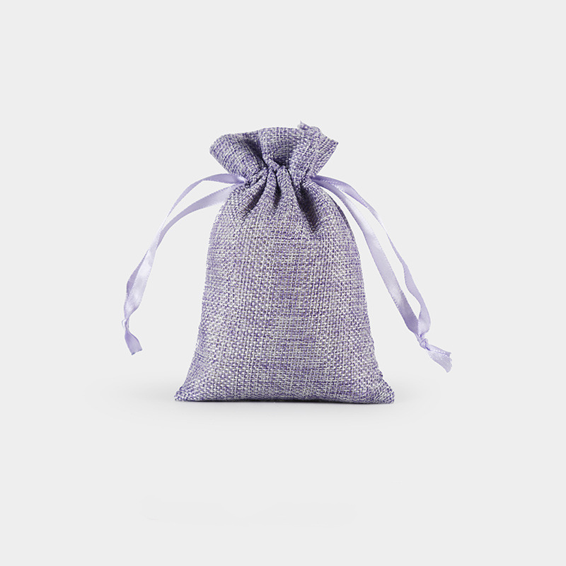 Drawstring Make up  Linen Jute Bags for Gift Wholesale Custom Logo Cotton Velvet Small Candy Gift Drawstring Pouch Bags