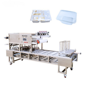 RJ-BG4 Model Fully automatic hot sale water ice cube filling and sealing machine plastic cup sealing machine