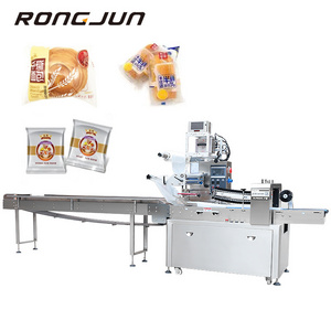 RJ500-F Horizontal Pillow Plastic Film Lettuce Pillow Bag Counting Taffy Candy Chocolate  Wrapping Machine