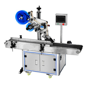 RJ-150L Model Automatic Price Tagger Wet Glue Flat Surface Box Sticker Applicator Labeling Machines