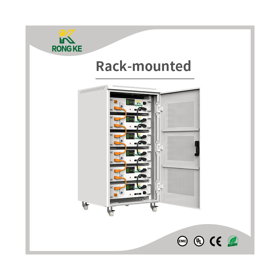 cabinet/rack-mount lithium ion energy battery lifepo4 battery solar battery 30 kwh 20kwh 15kwh 51.2v 48v