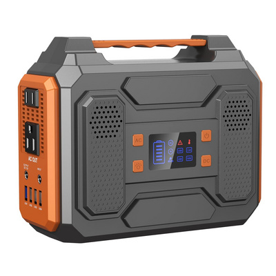 Banks Lithium Battery Portable Solar Power Station 300W Outdoor Portable Power Pack 280Wh/75000mAh Lithium Battery Backup