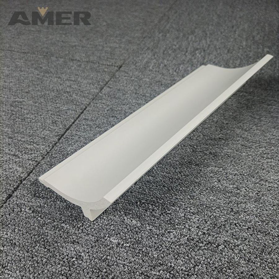 Amer factory skirting board intex staples protective film plastic white shadow gap skirting supplier