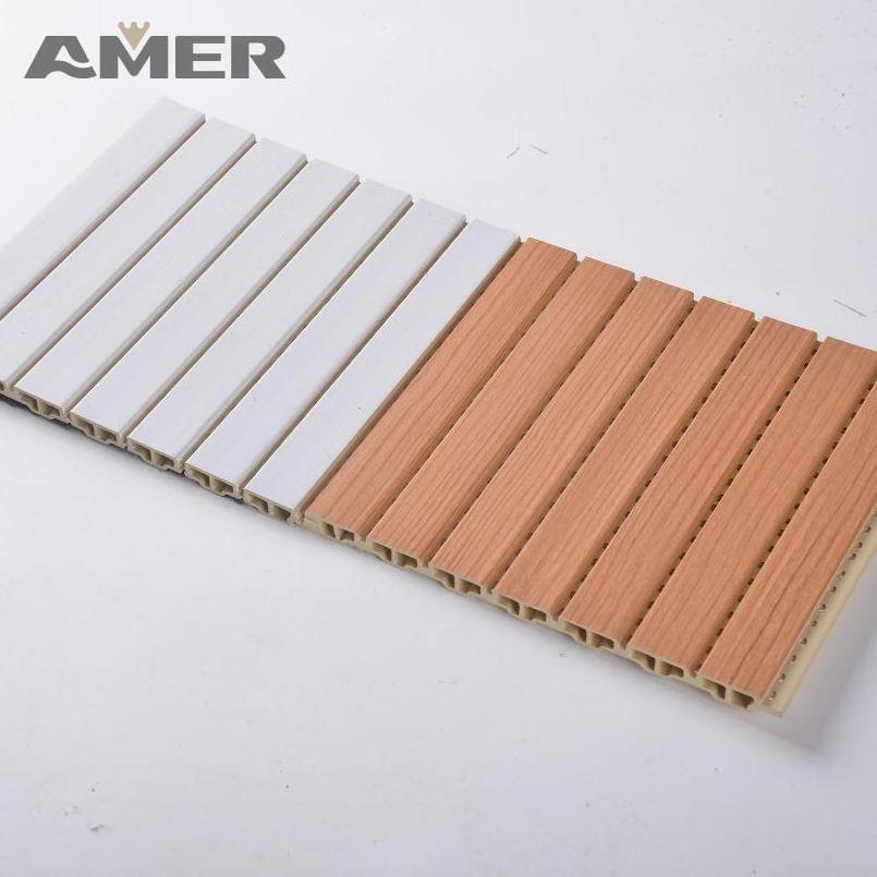 Amer wpc decorative noise cancelling 3d decoration stone china wholesale fabric acoustic wall panel