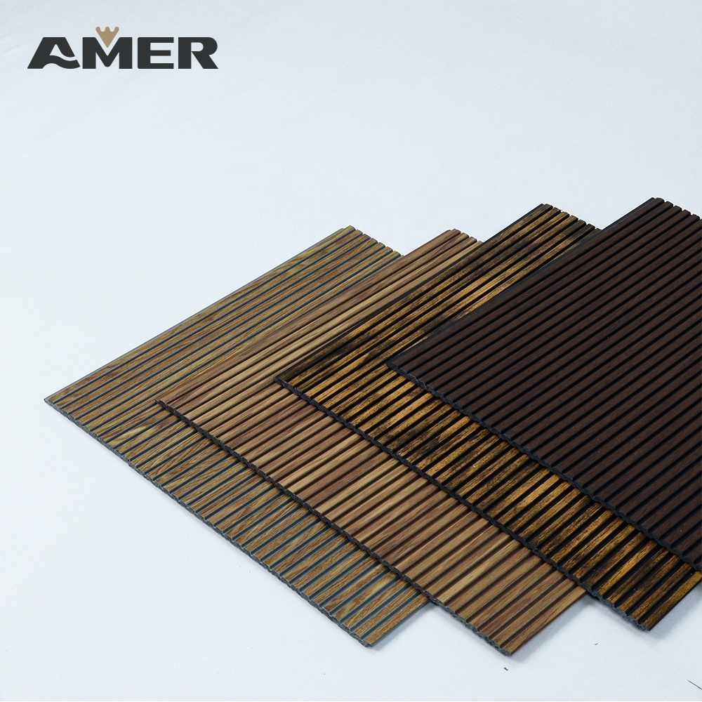 AMER Wholesale 3d wood wall panels charcoal decorative wall panels shiplap wall paneling