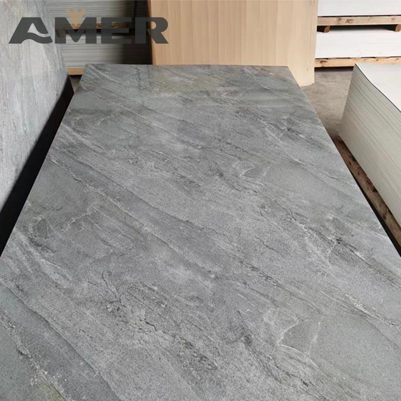 Amer Alternative Laminas De Pvc Tipo Marmol Pvc Marmol Decorativo Carbon Slate Marble Wall Panel Board Pvc Uv Marble Sheet