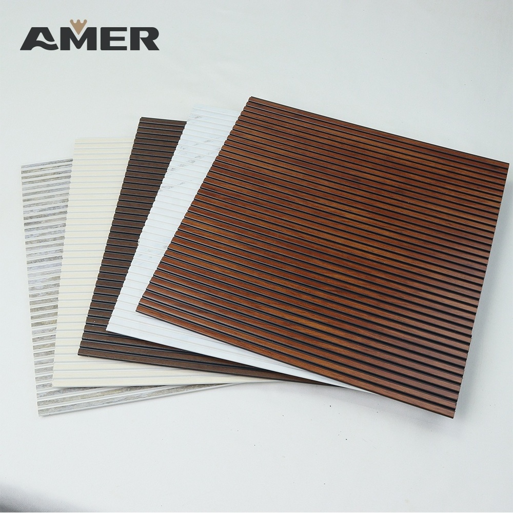 AMER Wholesale 3d wood wall panels charcoal decorative wall panels shiplap wall paneling