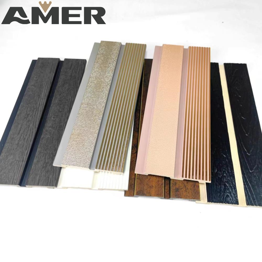 AMER waterproof easy to install foam wall panels green PS wall board panel sheet 3d decorative interior wallpaper