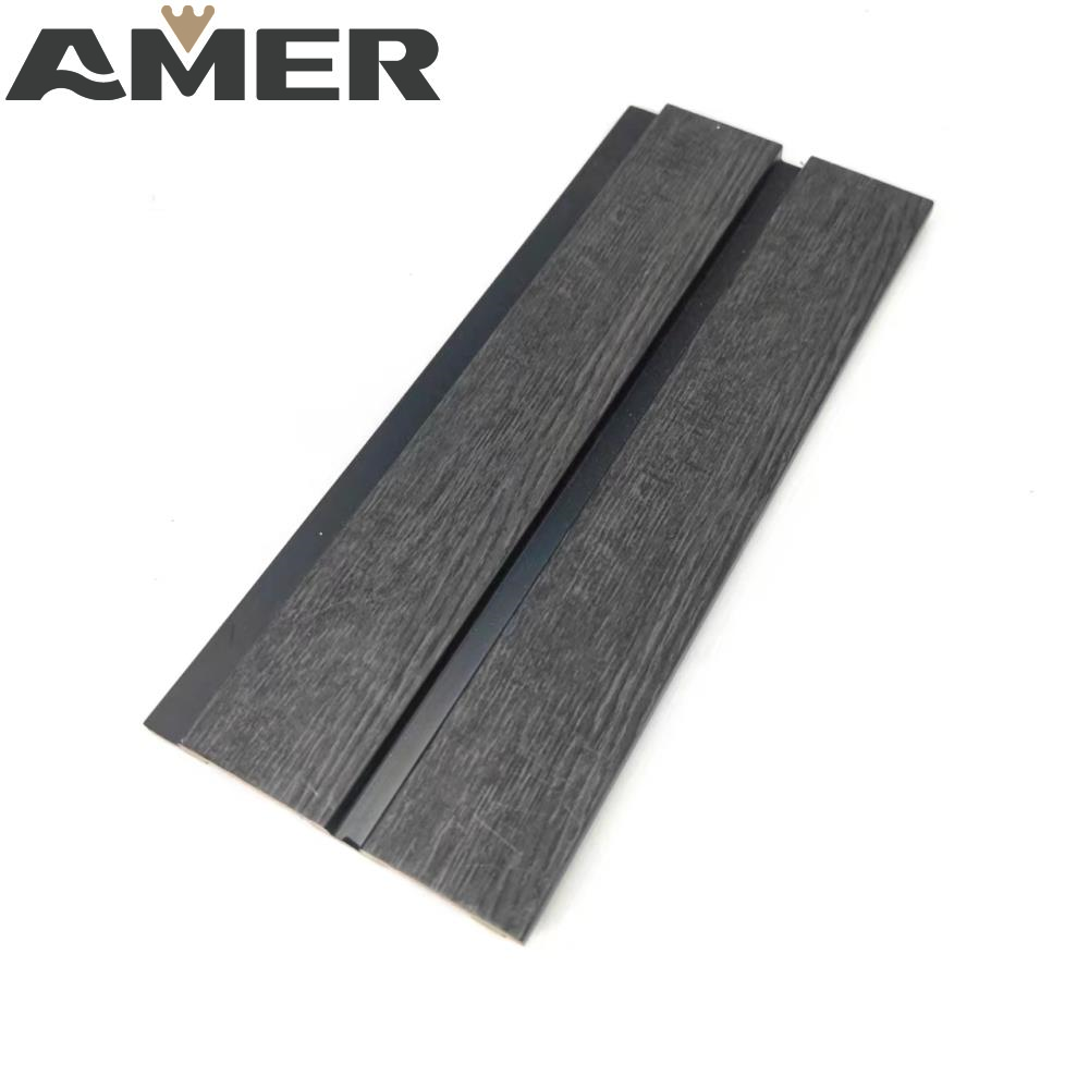 Amer slat wood flexible insulated PS bedroom wall board panel 3d decorative interior waterproof panels wall