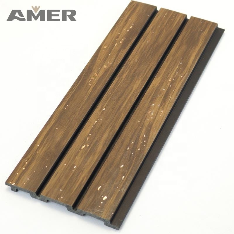 AMER Quality Exterior Siding Wood Grain Board Exterior Wall Outdoor Wpc Wall Panel