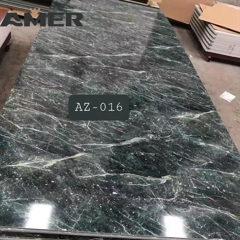 1220*2800*3mm uv marble sheet pvc marble sheet uv board for Saudi Arabia