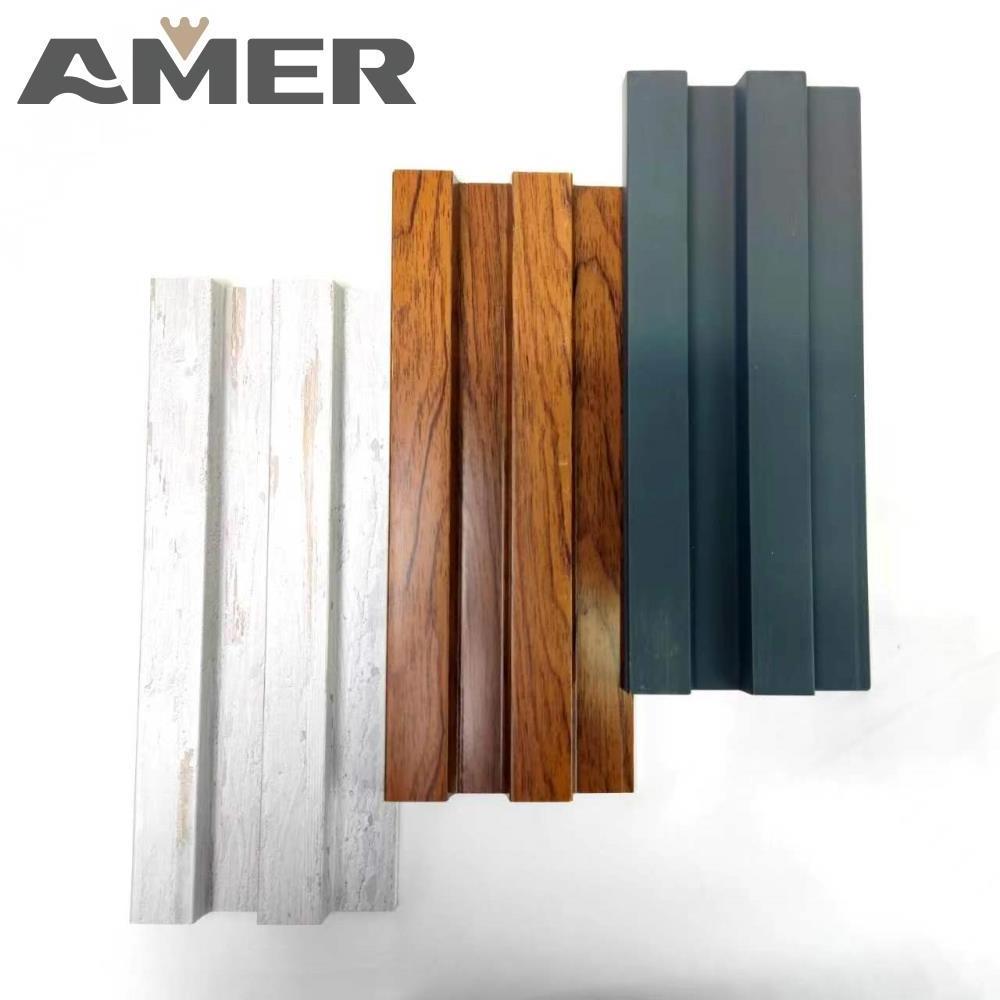 Amer Factory Price Oem  122mm PS Width Wall Panel boards Home Decoration Accent Wall Panel