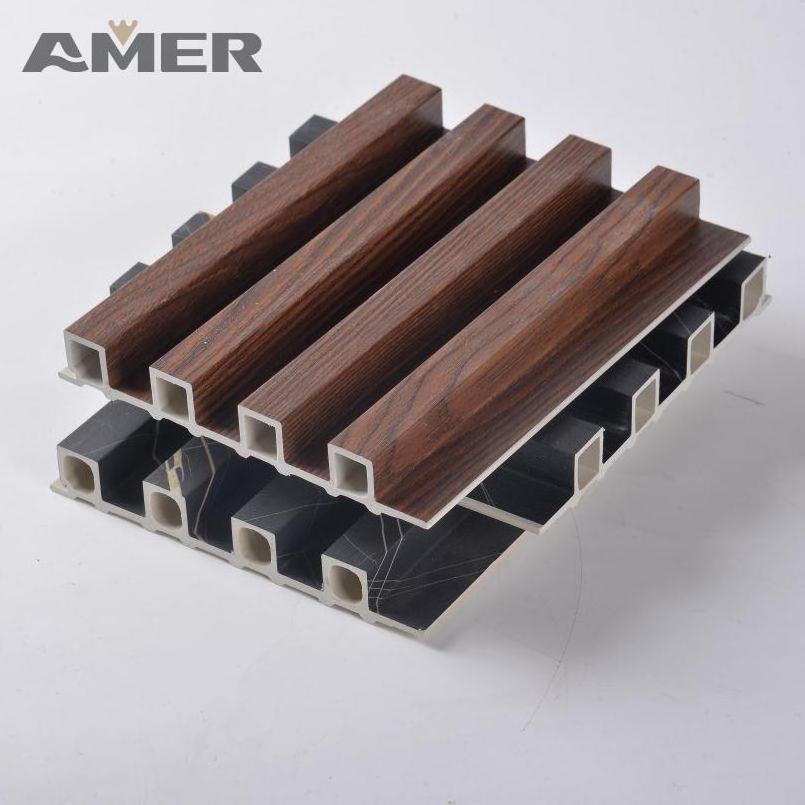 Amer Factory Price Wholesale Anti-aging Insect Proof Mildew Proof Skirt Panel Sound Proof Shower Exterior Ps Wpc Wall Panel