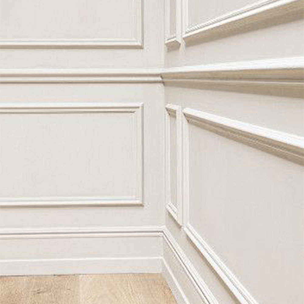 AMER top white polystyrene quick install water proof none-formaldehyde skirting board baseboards panel