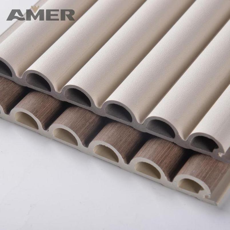 Amer Factory Price Wholesale Anti-aging Insect Proof Mildew Proof Skirt Panel Sound Proof Shower Exterior Ps Wpc Wall Panel