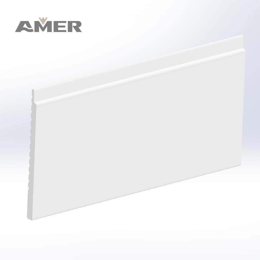 Rongke OEM wall vinyl foam baseboard veneered skirting molding wood profiles for restaurant