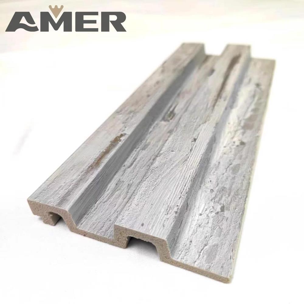 Amer Factory Price Oem  122mm PS Width Wall Panel boards Home Decoration Accent Wall Panel