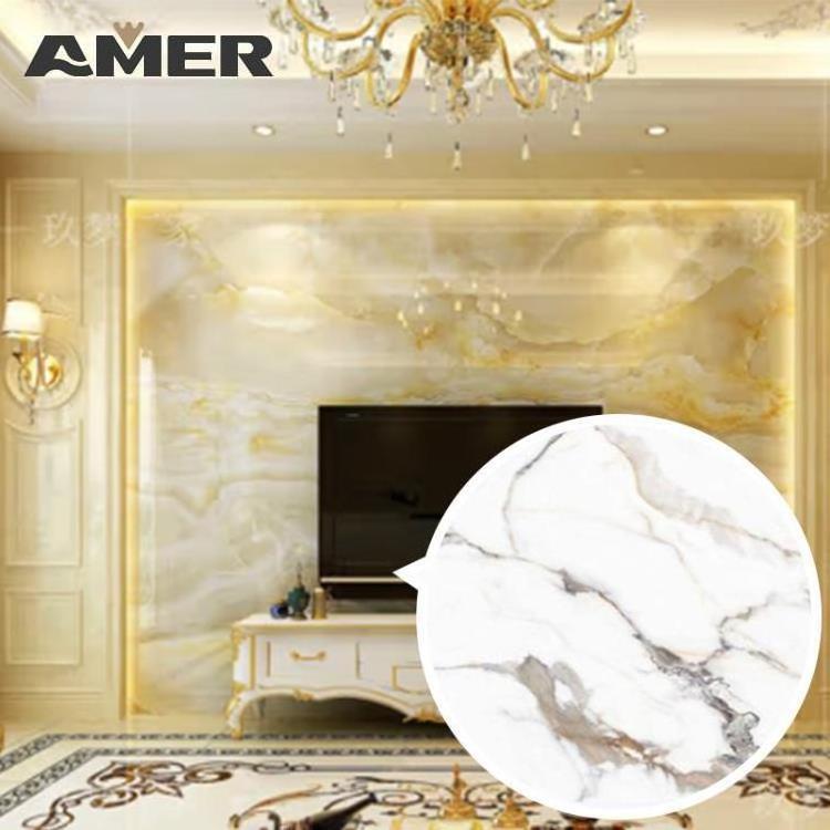 Rongke OEM Factory price 2.8mm 3mm Uv 6 Mm Panels Marble Resin Stone Texture Acrylic Solid Surface Shower Wall Panels For Hotel