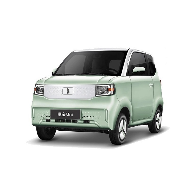 Lingbao uni mini electric car in stock two door family use vehicle high speed 100km/h Auto New Energy Vehicle High Quality