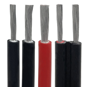 Photovoltaic DC cable  pv1-f solar pv cable 4  6 Square millimeters  dc cable xlpe power electric wire