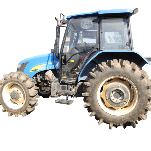 Used new holland snh 1004 electric mini tractor 90hp massey foton tractor with 15 hp power tiller