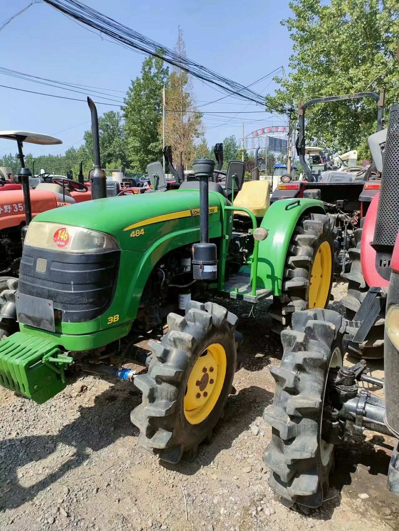 6B-1204  120HP   used 4x4 second hand farm tractors  from japan  two wheel  for agriculture