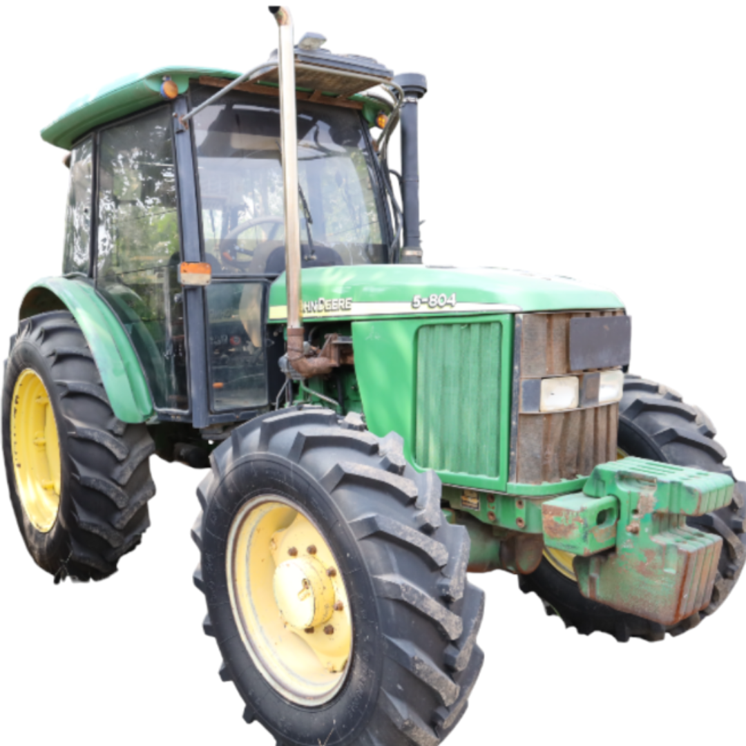 Used Agricultural Machinery & Equipment 5-804 john deere tractor 4x4 80hp 90hp tractor power tiller walking tractor