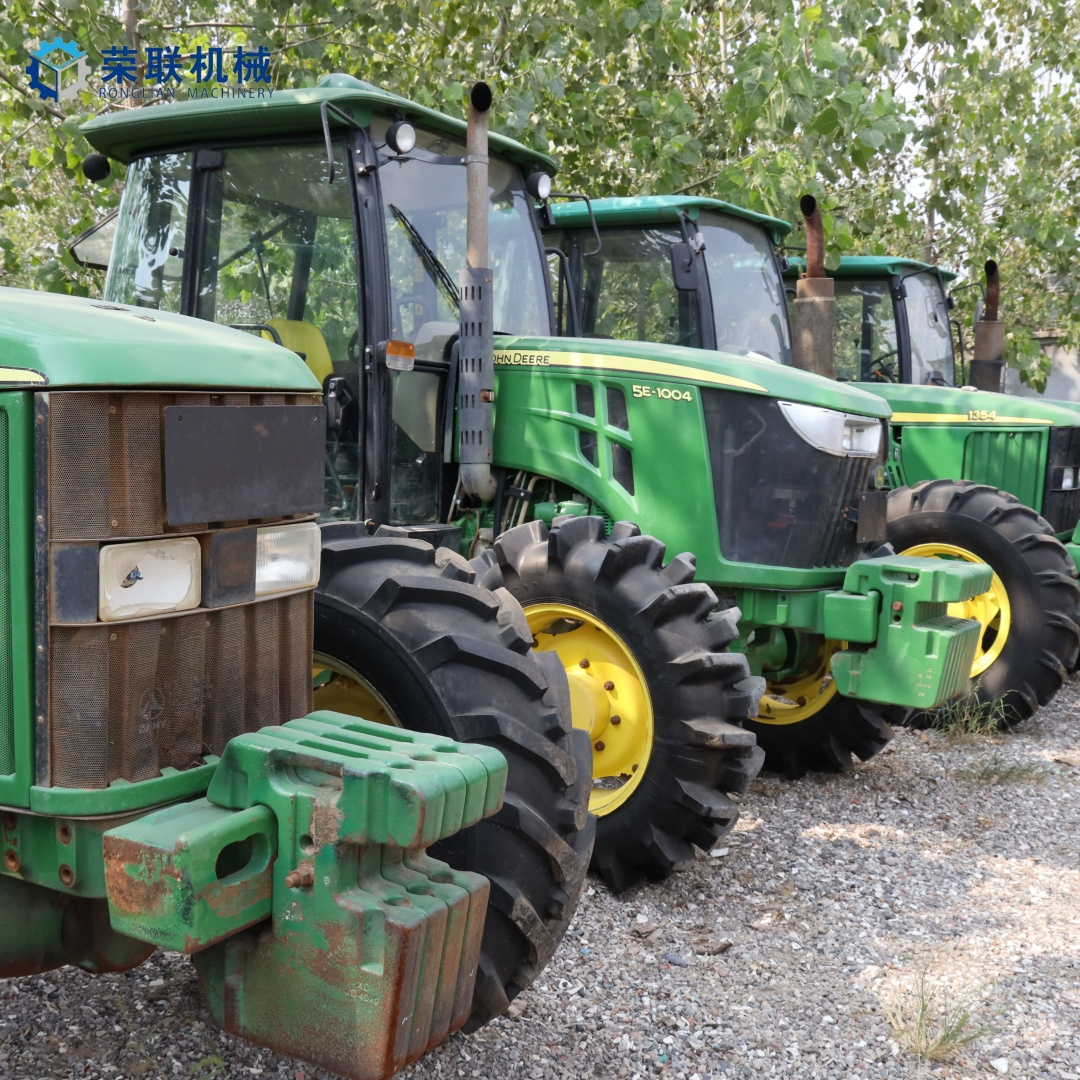 Used Agricultural Machinery & Equipment 5-804 john deere tractor 4x4 80hp 90hp tractor power tiller walking tractor