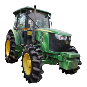 Used John Deere 5E-1004 farm equipment in turkey tractores agricolas 4x4 with plough front end loader tractor