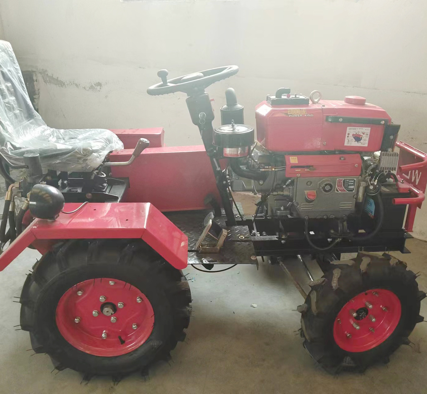 Multipurpose Farming Mini Walk Behind Tractor 12HP 15HP 30HP  4x4 mini farming tractors