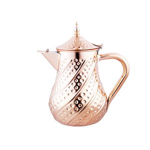 Kitchen Accessory 12/18/24 OZ Coffee Kettle Stainless Steel Dallah Gold Coffee Pot