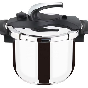 Luxury Home Use New Fashion Stainless Steel 4L/5L/6L/7L Clamp Lock Pressure Cooker In China