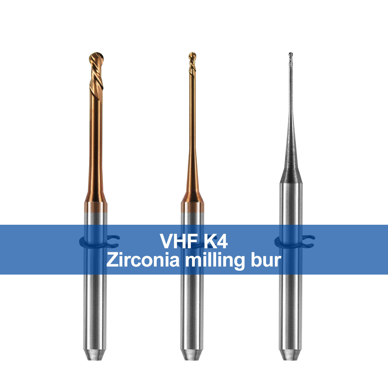 dental milling burs dental milling machine bur dlc coated zirconia milling burs for vhfk4 machines